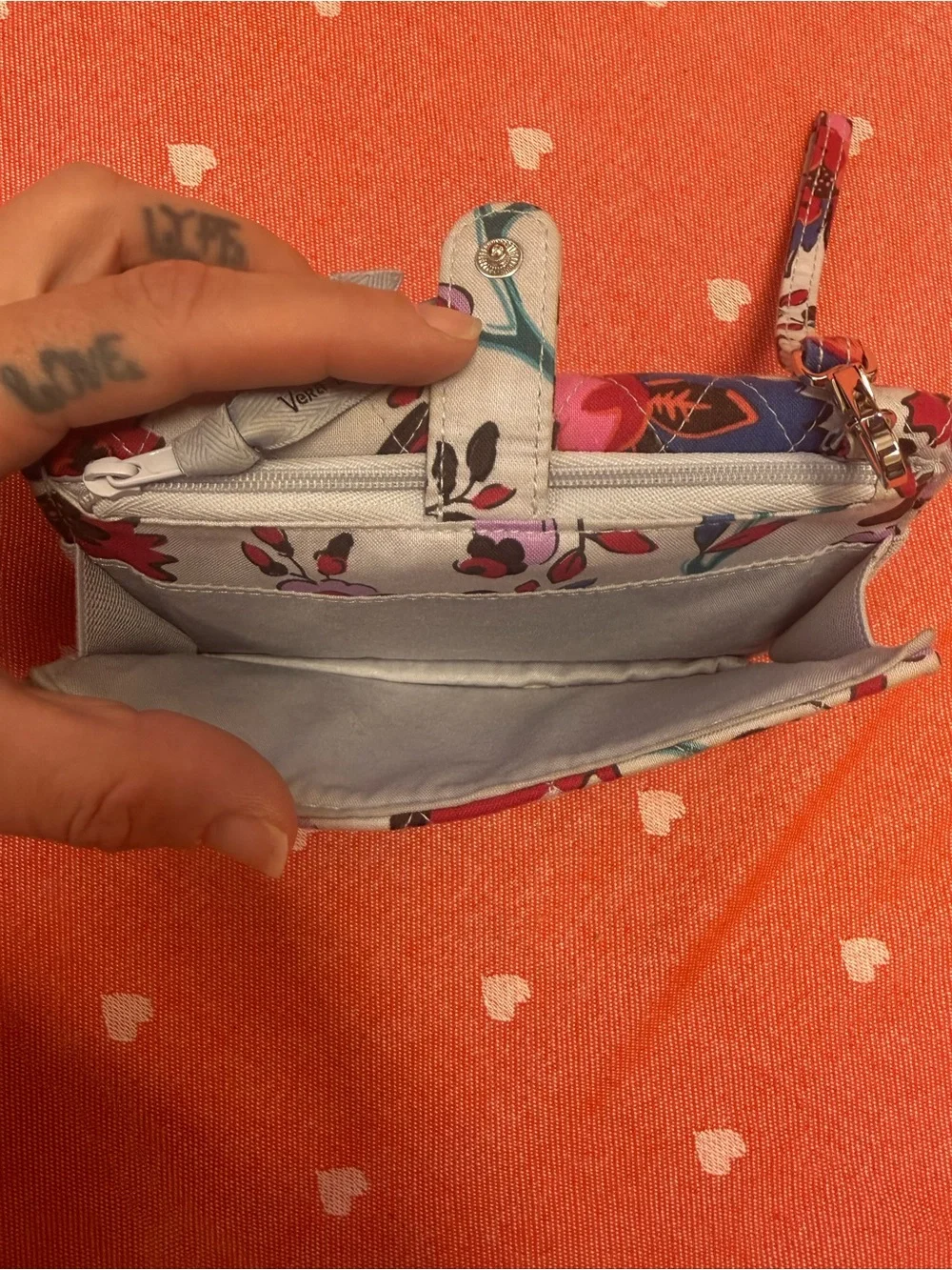 Vera Bradley smartphone wristlet in the 